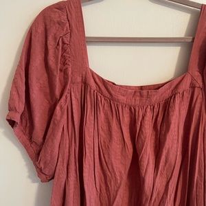 Old Navy Eyelet Summer Dress Rust Mini Sundress